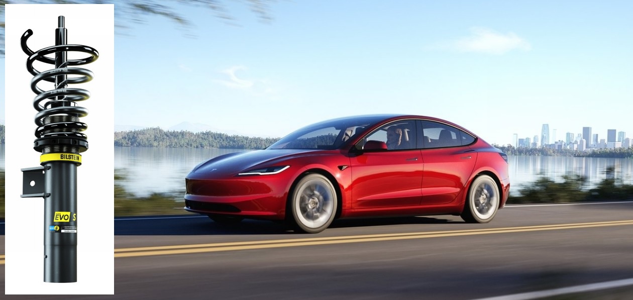 Bilstein разработал винтовую подвеску для Tesla