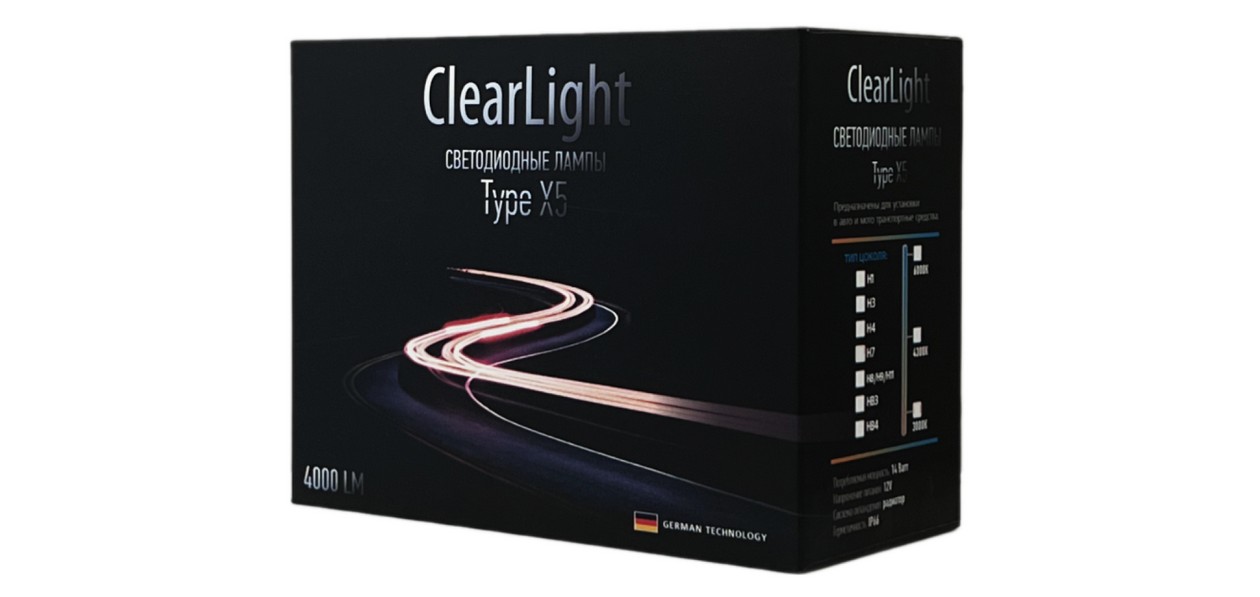 Бренд ClearLight выпустил новые светодиодные автолампы Type X5