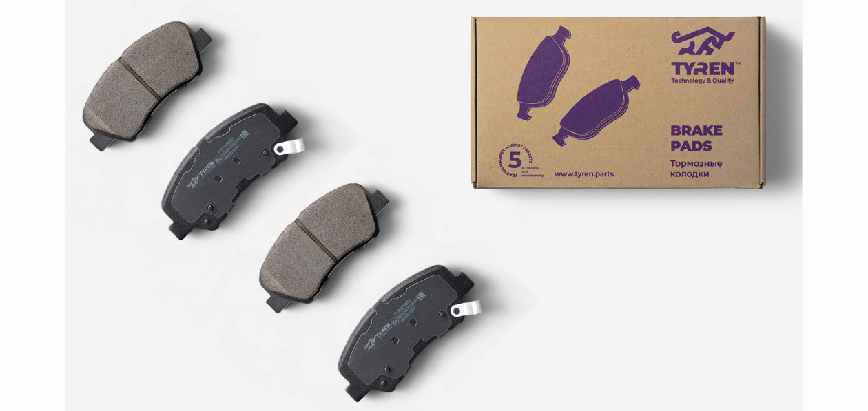 Tyren обновил ассортимент тормозных колодок