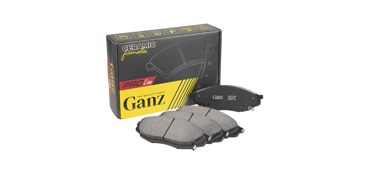 Ganz обновил ассортимент тормозных колодок серии Pro-Line