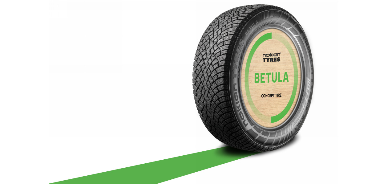 В Nokian Tyres сделали шину из бересты